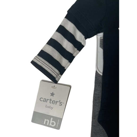 NEW Carters Baby Boy 2-Pc Mommy's Little Monster Halloween Outfit Shirt Pants NB - Picture 4 of 7